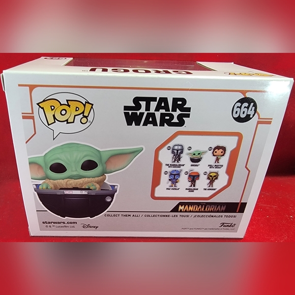 Grogu funko # 664 (nib) with pop protector - Picture 7 of 7